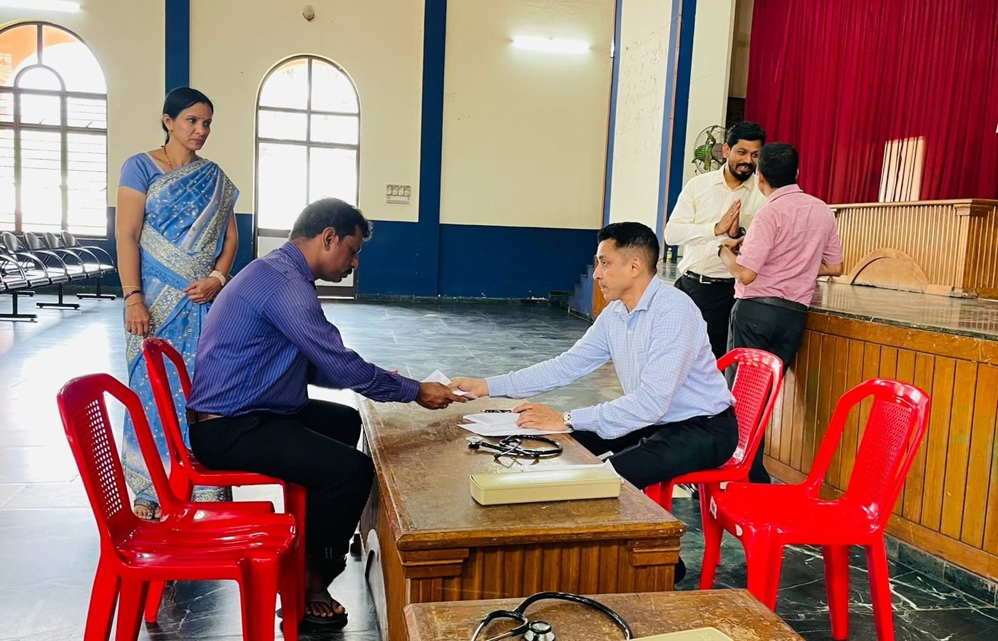Free Medical Camp at Kollur
