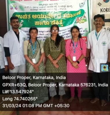 Free medical camp at Spoorthi Old Age Home